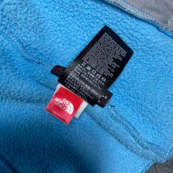 The Northface Youth Girls Jacket Denali Fleece Polartec Full Zip Blue Sz LG - Picture 9 of 15